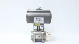 MCF F-RS-66-TE PNEUMATIC STAINLESS SOCKET WELD BALL VALVE 1-1/2IN