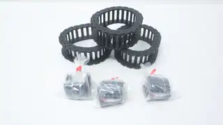 BOX OF 3 TSUBAKI TKP18H14-30W40R50TC-23L-F0-M0 PLASTIC CABLEVEYOR 18MM PITCH