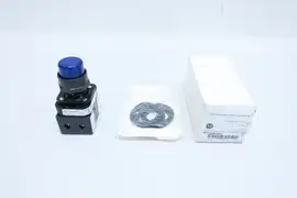 ALLEN BRADLEY 800H-QRBH2BD1 30MM MOMENTARY ILLUMINATED BLUE PUSHBUTTON 12-130VAC