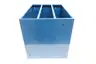 DURHAM 303-2S-04 4 LR SHELL W/ 2 SHELVES #04 BLUE 20IN X 15-3/4IN X 15IN thumbnail 4
