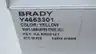 BOX OF 6 BRADY Y4653301 2IN YELLOW STEEL SAFETY PADLOCK thumbnail 6