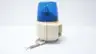 PATLITE RT-120KA BLUE ROTATING BEACON LIGHT W/ AUDIBLE ALARM HORN LIGHT FIXTURE thumbnail 2