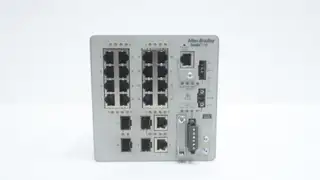 ALLEN BRADLEY 1783-BMS20CGP 18-PORT MANAGED ETHERNET SWITCH COMMUNICATION MODULE
