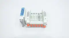 SMC EX260-SEN1-X242 EX300 SERIAL INTERFACE UNIT W/ VALVE BODY ASSEMBLY