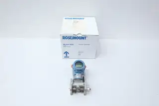 ROSEMOUNT 3051CA1A03A1AH2J3E5M5 PRESSURE TRANSMITTER 0-14.696PSI 10.5-55V-DC
