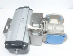 FLOWSERVE 3-G4-11C440THM1GA PNEUMATIC FLANGED PLUG VALVE 3IN 150
