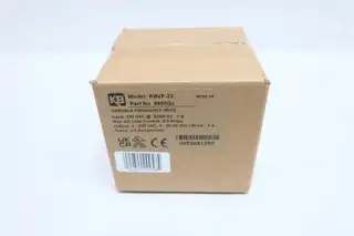 KB ELECTRONICS KBVF-23 AC VFD DRIVE 0-230V-AC 0-50/60/100/120HZ 230V-AC