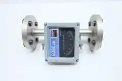 BROOKS INSTRUMENT 3809E1AABKDA1AA VARIABLE AREA FLOW METER 1IN 13-130SCFH