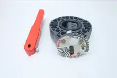 CHEMKOR 31350014 3IN PVC MANUAL WAFER BUTTERFLY VALVE