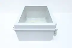 HOFFMAN A12106CHQRFGW LIGHT GRAY FIBERGLASS WINDOW ENCLOSURE