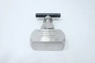 SWAGELOK SS-12NBF12 STAINLESS BONNET NEEDLE VALVE 3/4IN 6000PSI