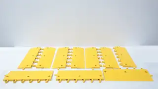 BOX OF 10 WEARWELL 2RPR7 560 ERGO DECK YELLOW PVC ANTI-SLIP MAT RAMPS 6IN X 18IN