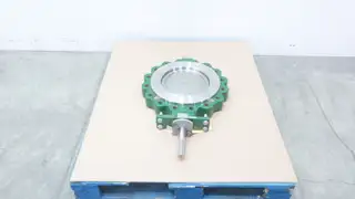 FISHER 8580 STEEL BODY STAINLESS DISC LUGGED BUTTERFLY VALVE 12IN 300