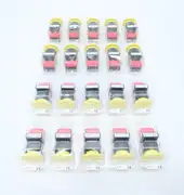 BOX OF 20 FUJI ELECTRIC AR22M0R-01Y YELLOW PUSHBUTTON