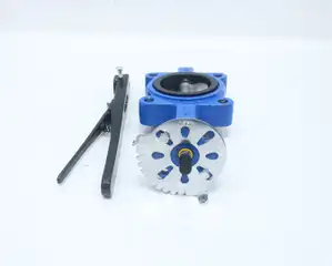 POWELL 3.0 1271Q6ATGLV BUTTERFLY VALVE 3IN IRON 200 STAINLESS