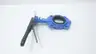 SCI MANUAL IRON BODY STAINLESS DISC BUTTERFLY VALVE 3IN 150 thumbnail 3