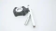 GARLOCK 400 GAR-SEAL PTFE PLASTIC MANUAL FLANGED BUTTERFLY VALVE 2IN 150