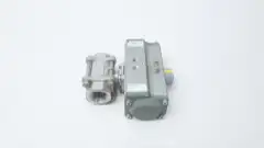 DYNAQUIP P3S26AJSR06312 STAINLESS PNEUMATIC BALL VALVE 1-1/4IN NPT 1000WOG