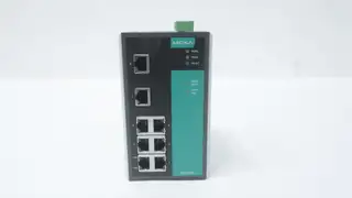 MOXA EDS-508A INDUSTRIAL ETHERNET SWITCH 12/24/48V-DC