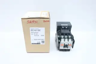 FUJI ELECTRIC SC-N1/SE AC CONTACTOR 24V-DC 50A AMP 25HP