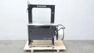 2021 SIGNODE SGP-2300 2300.100.111 FULLY AUTOMATIC PLASTIC STRAPPING MACHINE