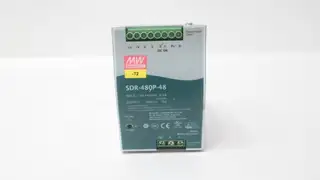 MEAN WELL SDR-480P-48 POWER SUPPLY 10A 48V-DC 100-240V-AC