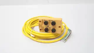 TURCK VB 40-P7X5-5 4-PORT SENSOR JUNCTION BOX CORDSET CABLE