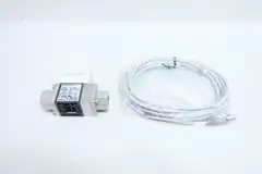 SMC PF3W704-03-DT-M DIGITAL FLOW SWITCH 1MPA 3/8IN NPT 0.5-4L/MIN 12-24V-DC