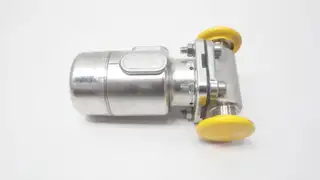 GEMU 660025D804052D3-2T11507 STAINLESS TRI-CLAMP DIAPHRAGM VALVE 1IN