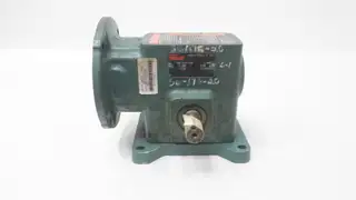 DODGE MR94753L1 56/175-20 TIGEAR RIGHT ANGLE WORM GEAR SPEED REDUCER 1HP 20:1