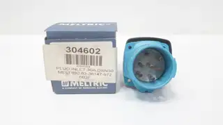 MELTRIC 63-38147-972 PLUG 3P+N+G 30A AMP 347/600V-AC