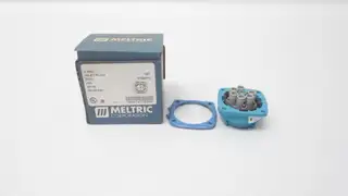 MELTRIC 01-P8041 PLUG 4P+G 15A AMP 600V-AC