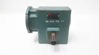 DODGE MR94650L1 56/262-30 TIGEAR RIGHT ANGLE WORM GEAR SPEED REDUCER 1.31HP 30:1