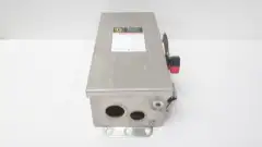 SQUARE D HU361DS STAINLESS NON-FUSIBLE DISCONNECT SWITCH 600V-AC 3P 30A AMP