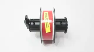 BRADY B30C-1125-595-RD INDOOR/OUTDOOR RED VINYL LABEL 1-1/8IN 100FT