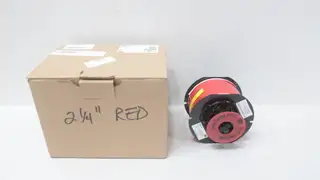 BRADY B30C-2250-595-RD RED VINYL LABELING TAPE 2-1/4IN X 100FT