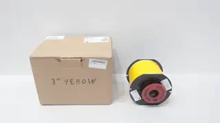 BRADY B30C-3000-595-YL YELLOW VINYL LABELING TAPE 3IN X 100FT