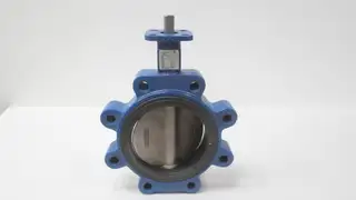 DELTECH 5206014E1B0 IRON LUGGED BUTTERFLY VALVE 6IN 150