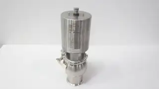 ALFA LAVAL 7000 7610200SM2H402SSSTESNNN STAINLESS SANITARY VALVE 4IN TRI-CLAMP