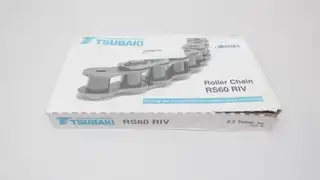 TSUBAKI RS60 RIV SINGLE ROLLER CHAIN 10FT