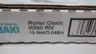 TSUBAKI RS60 RIV SINGLE ROLLER CHAIN 10FT thumbnail 5