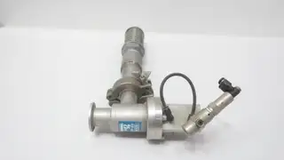 ULVAC VLP-US 25KF HIGH-VACUUM ANGLE VALVE 1IN X 3/4IN