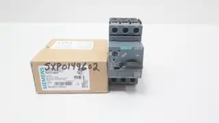 SIEMENS 3RV2011-0KA10 MANUAL STARTER 3/4HP 0.9-1.25A