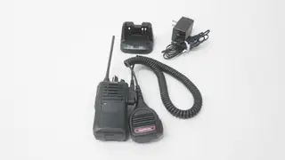 ICOM IC-F4001 BC-193 16CH 2-WAY HANDHELD RADIO W/ CHARGING CRADLE