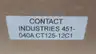 CONTACT INDUSTRIES 451-040B CT125F-12C1 CONTACTOR 125/250V-AC 10A AMP 3/4HP thumbnail 7