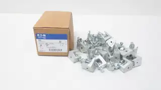 BOX OF 25 CROUSE HINDS 531 BEAM CLAMP 1IN