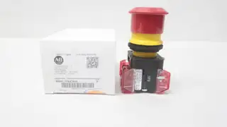 ALLEN BRADLEY 800HC-TFRXT6A4 NON ILLUMINATED EMERGENCY STOP BUTTON 600V-AC