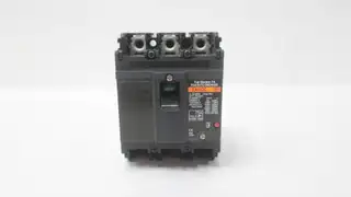 FUJI ELECTRIC EA103C MOLDED CASE CIRCUIT BREAKER 75A AMP 220V-AC 3P