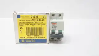 SQUARE D MG 24449 MINIATURE CIRCUIT BREAKER 10A AMP 480V-AC 2P