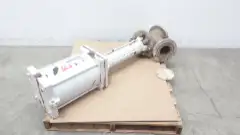 STRAHMAN Y-533 PNEUMATIC STEEL Y-PATTERN ANGLE BODY SAMPLING VALVE 6IN 150